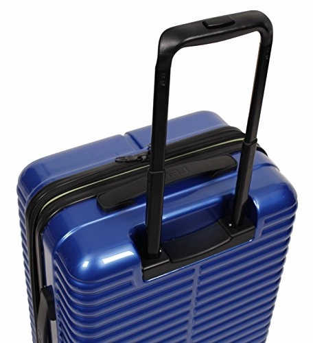Revo Pipeline Expandable Hardside Spinner, 20", Chrome Blue