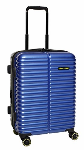 Revo Pipeline Expandable Hardside Spinner, 20", Chrome Blue