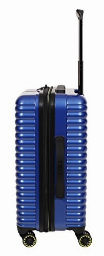 Revo Pipeline Expandable Hardside Spinner, 20", Chrome Blue