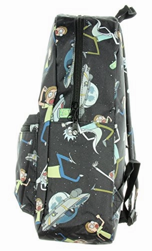 Rick And Morty Backpack Portal Gun Spaceship Mr Meeseeks (Space Run)