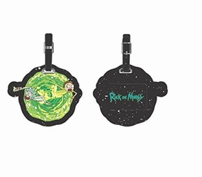 Rick And Morty Pu Portal Luggage Tag