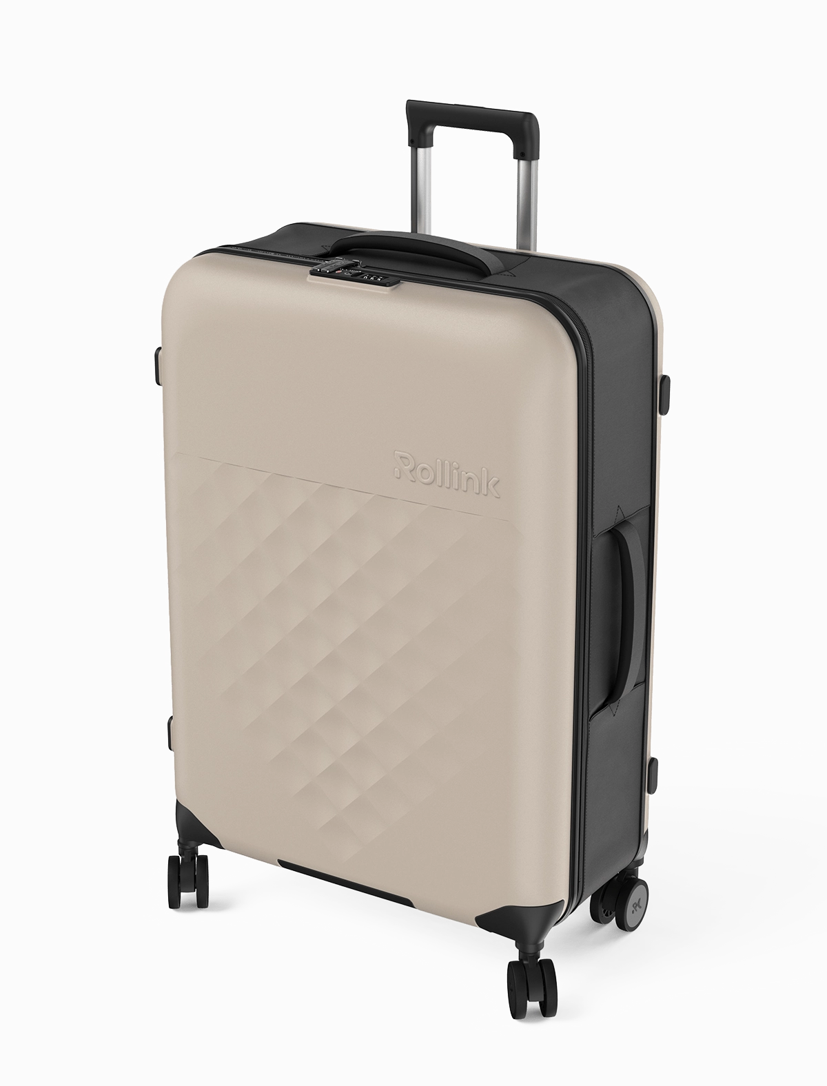 Rollink Flex 360 Large Checked 4 Wheel Collapsible Luggage