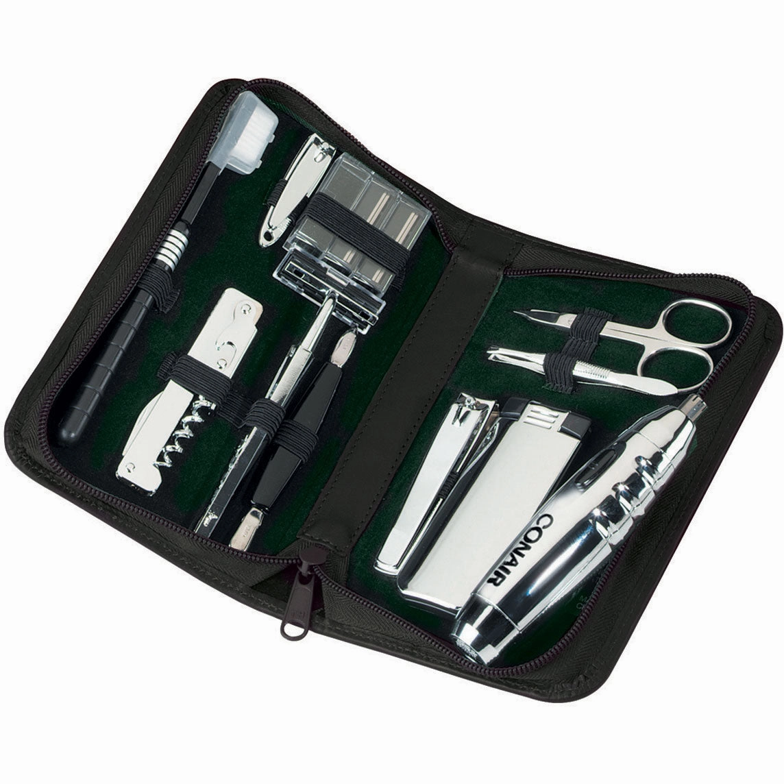 Royce Leather Luxury Travel And Grooming Toiletry Kit