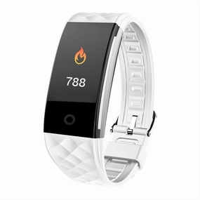 S2 Color Screen Blood Pressure Heart Rate Fitness Tracker  Smart Watch Sports Wristband For Men
