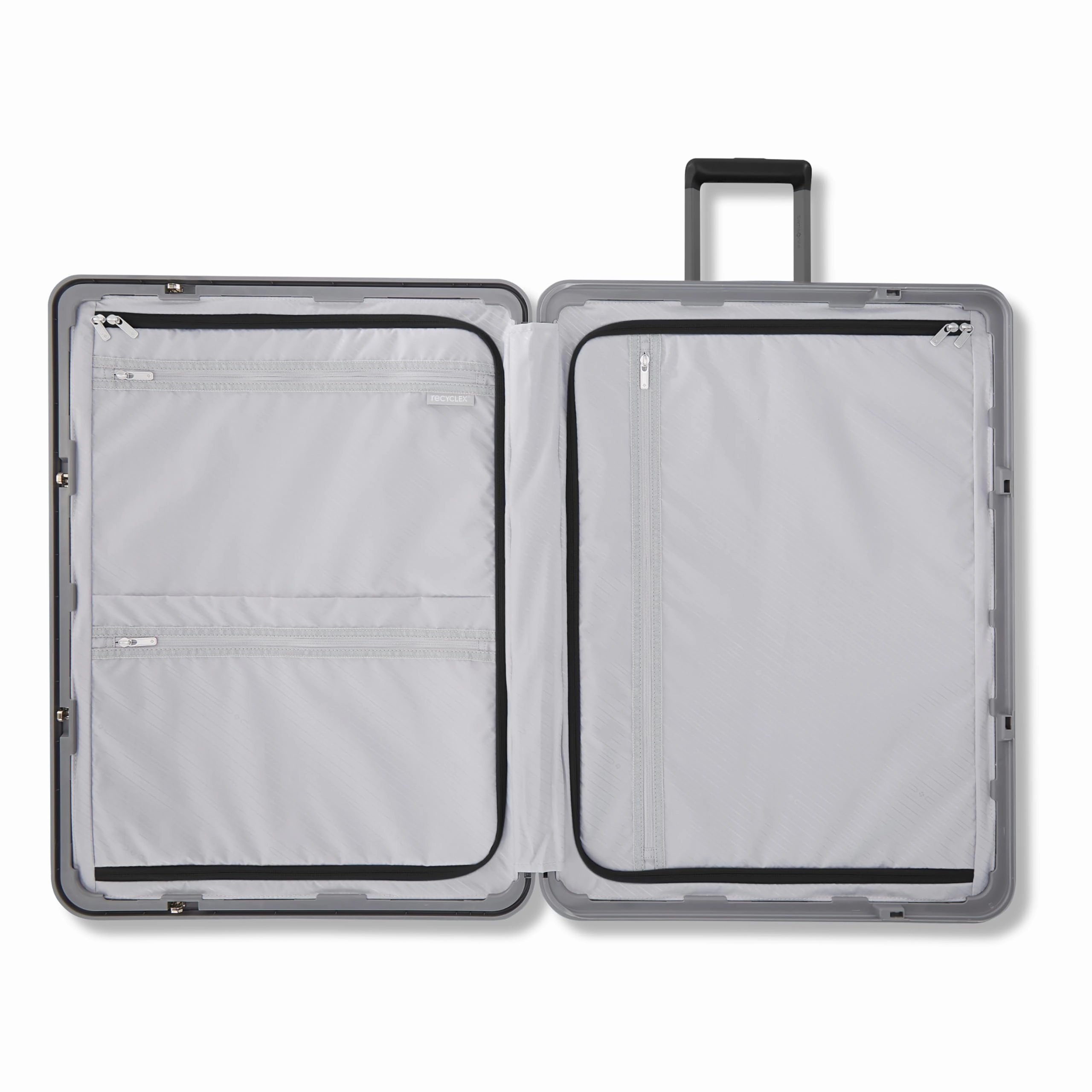 Samsonite Framelock Max Hardside Luggage with Spinner Wheels, Lightweight zipper-less (Large Spinner)