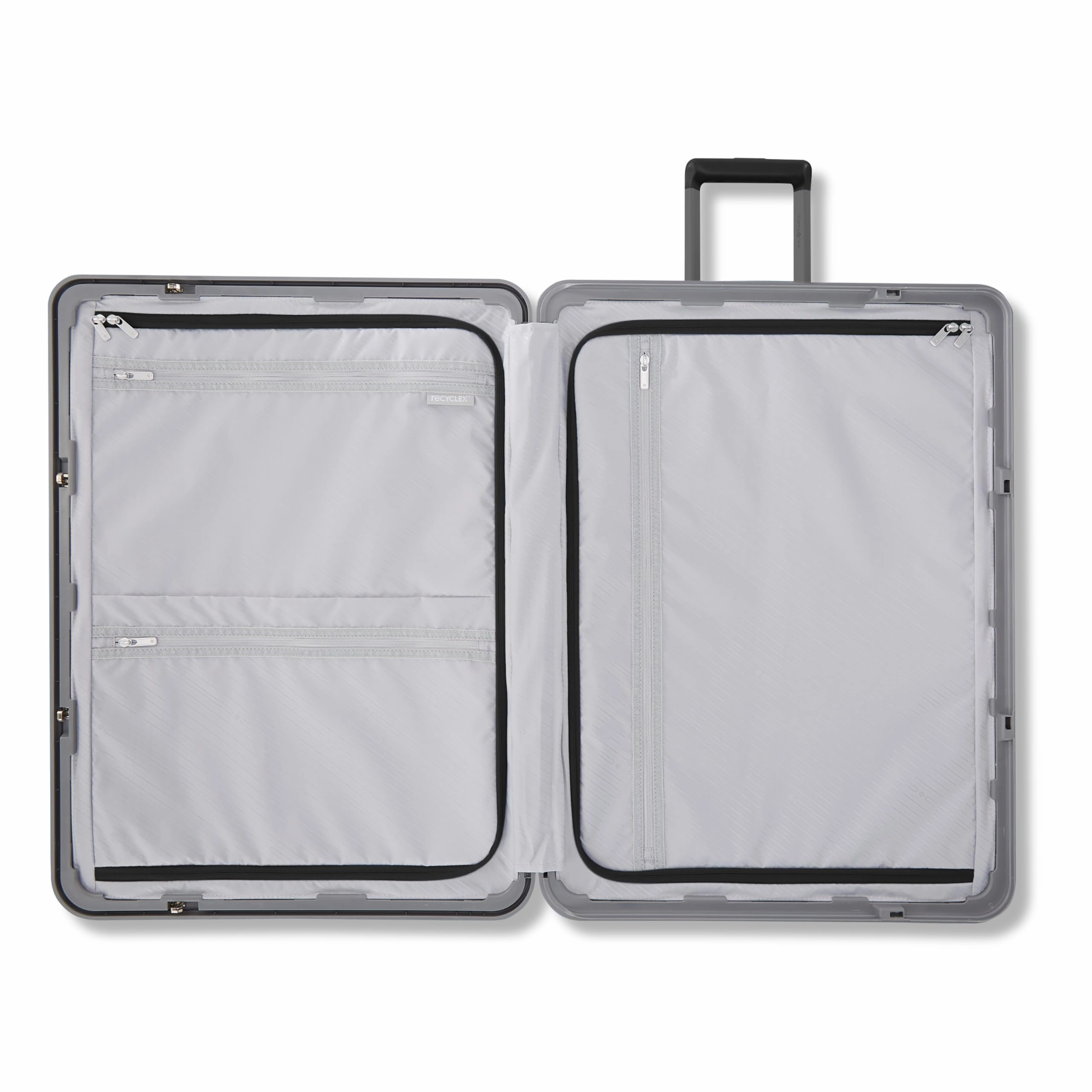 Samsonite Framelock Max Hardside Luggage with Spinner Wheels, Lightweight zipper-less (Large Spinner)