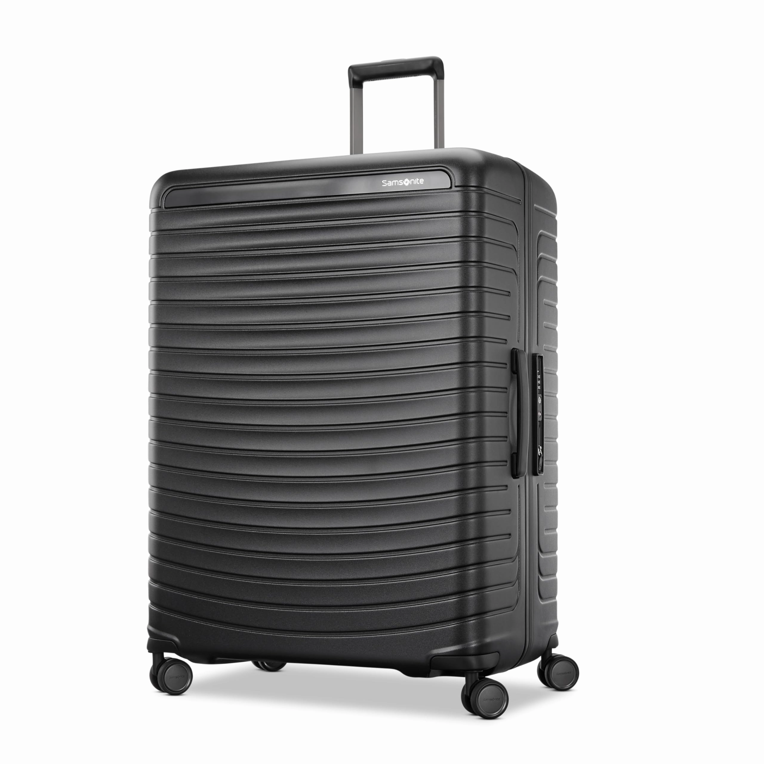 Samsonite Framelock Max Hardside Luggage with Spinner Wheels, Lightweight zipper-less (Large Spinner)