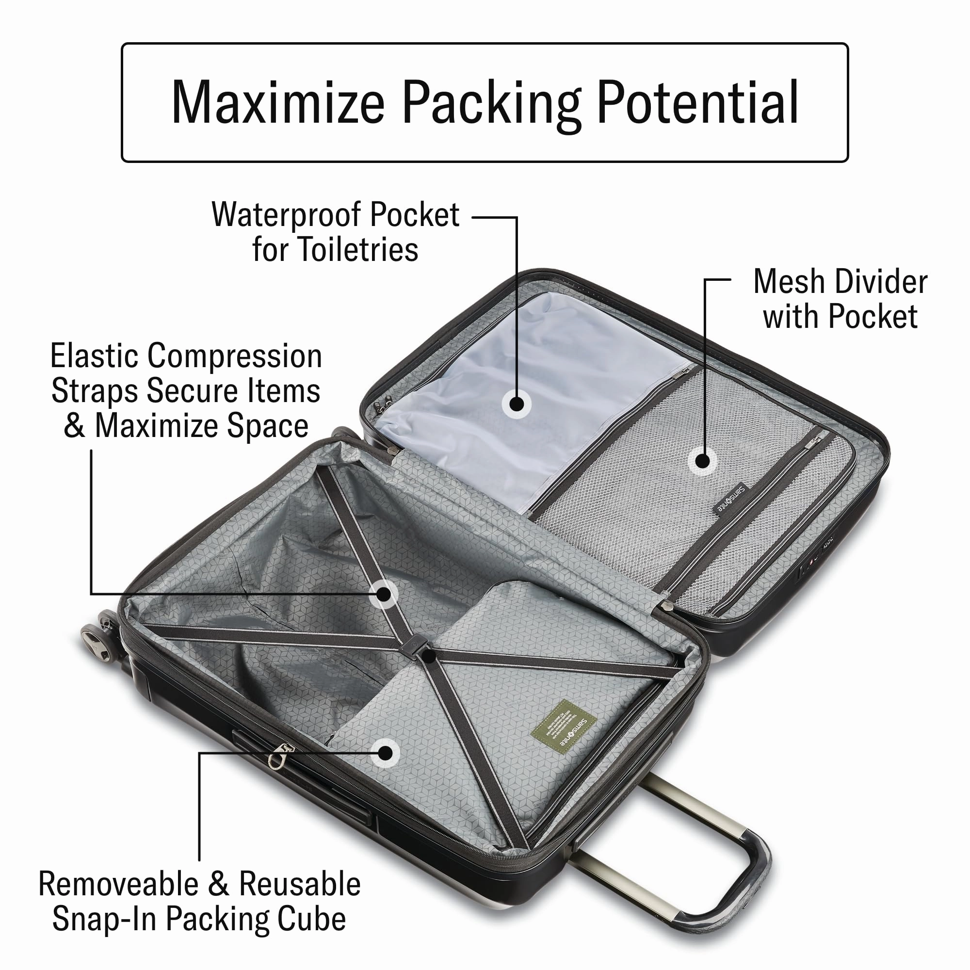 Samsonite Octiv 24" Medium Hardside Spinner