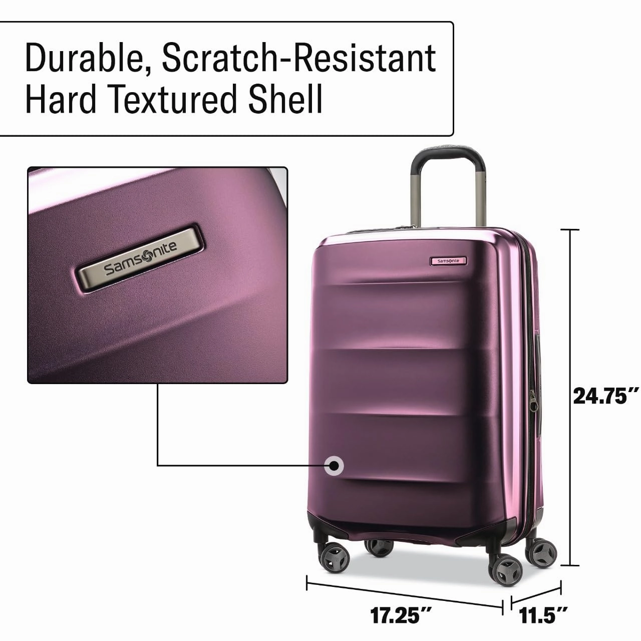 Samsonite Octiv 24" Medium Hardside Spinner