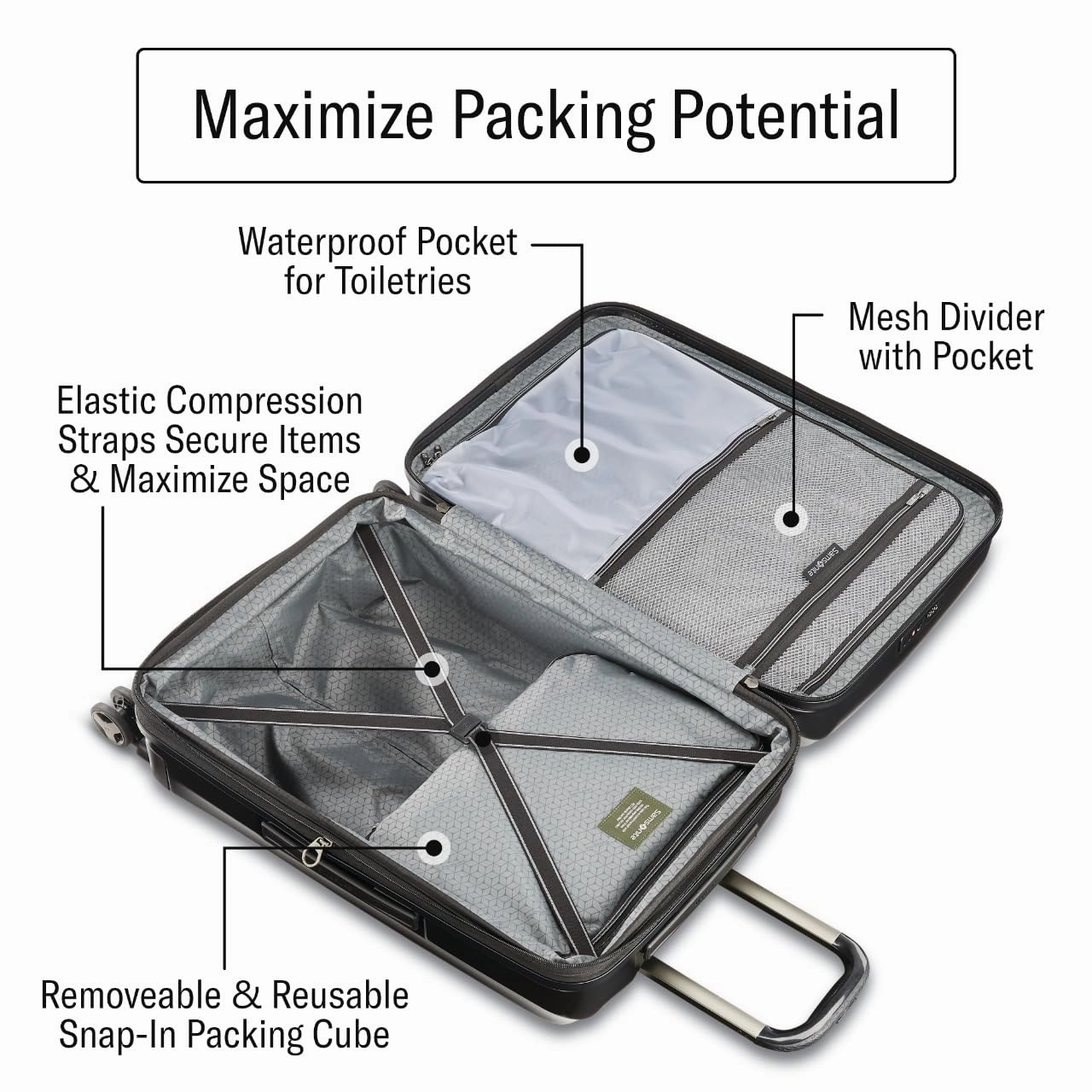 Samsonite Octiv 24" Medium Hardside Spinner