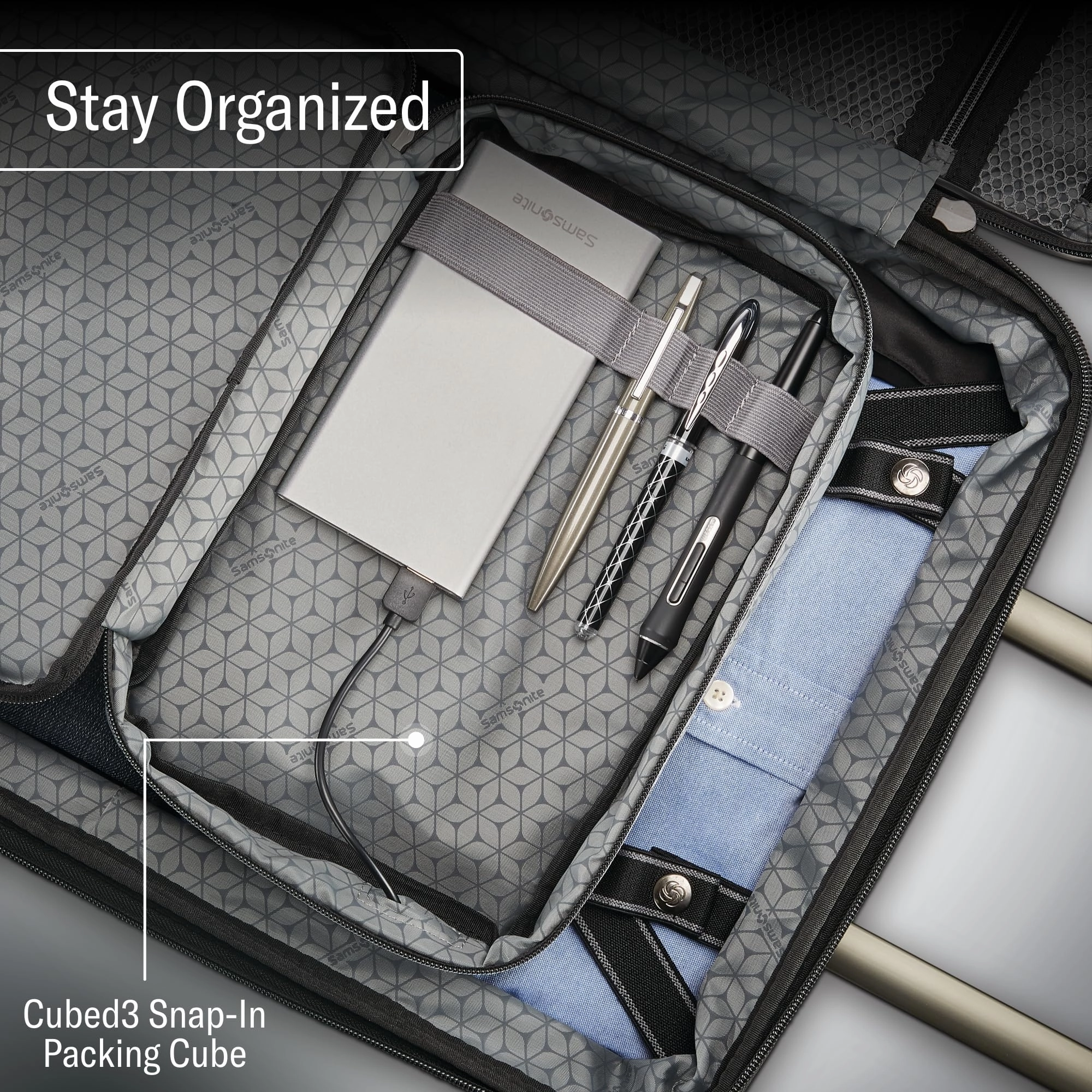 Samsonite Octiv 3-Piece Set (22/24/28) Hardside Spinner