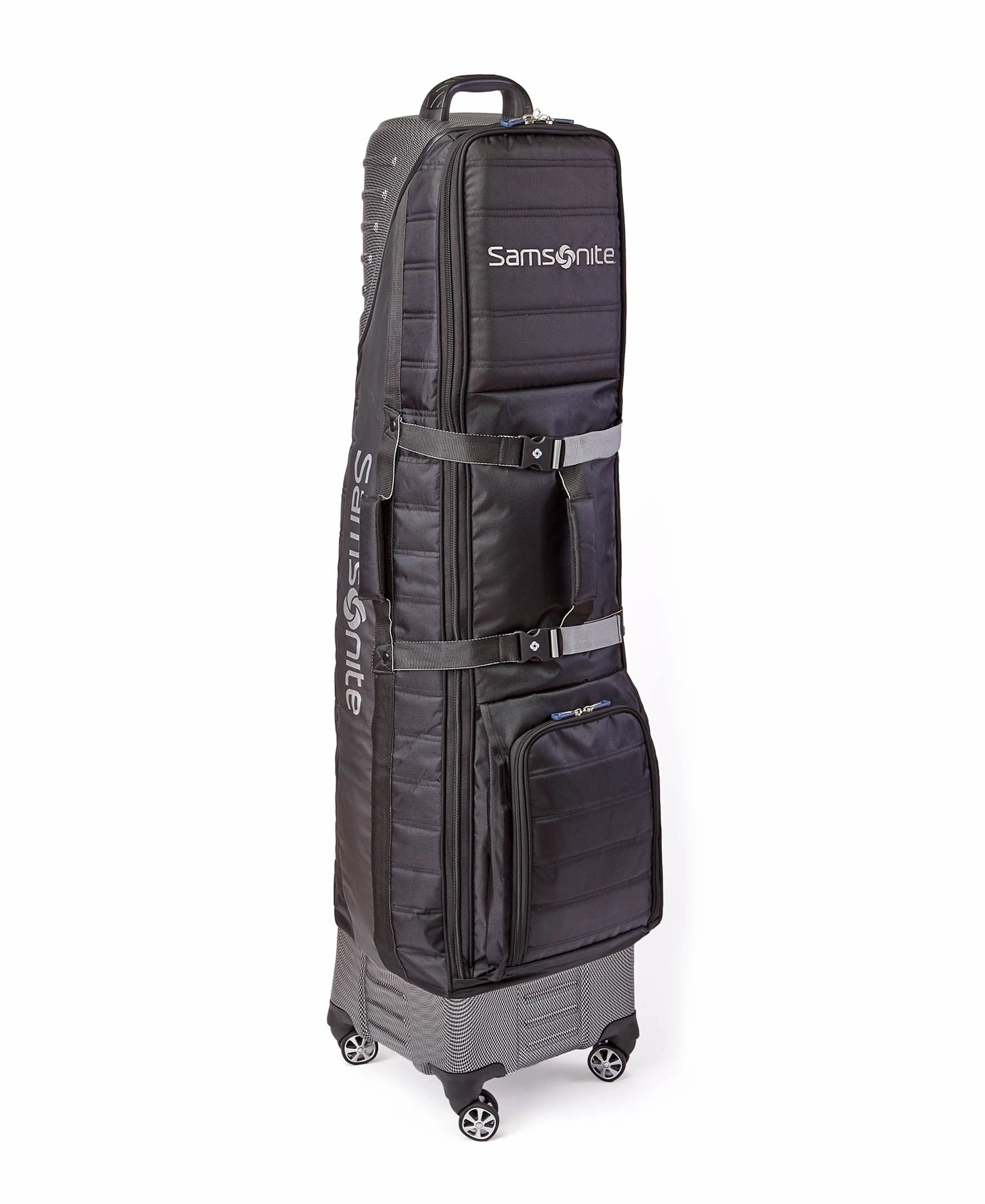 Samsonite "The Protector Hardside and Softside Golf Travel Bag with Shark Wheels