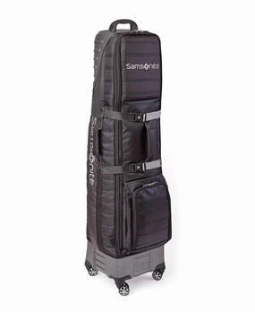 Samsonite "The Protector Hardside and Softside Golf Travel Bag with Shark Wheels