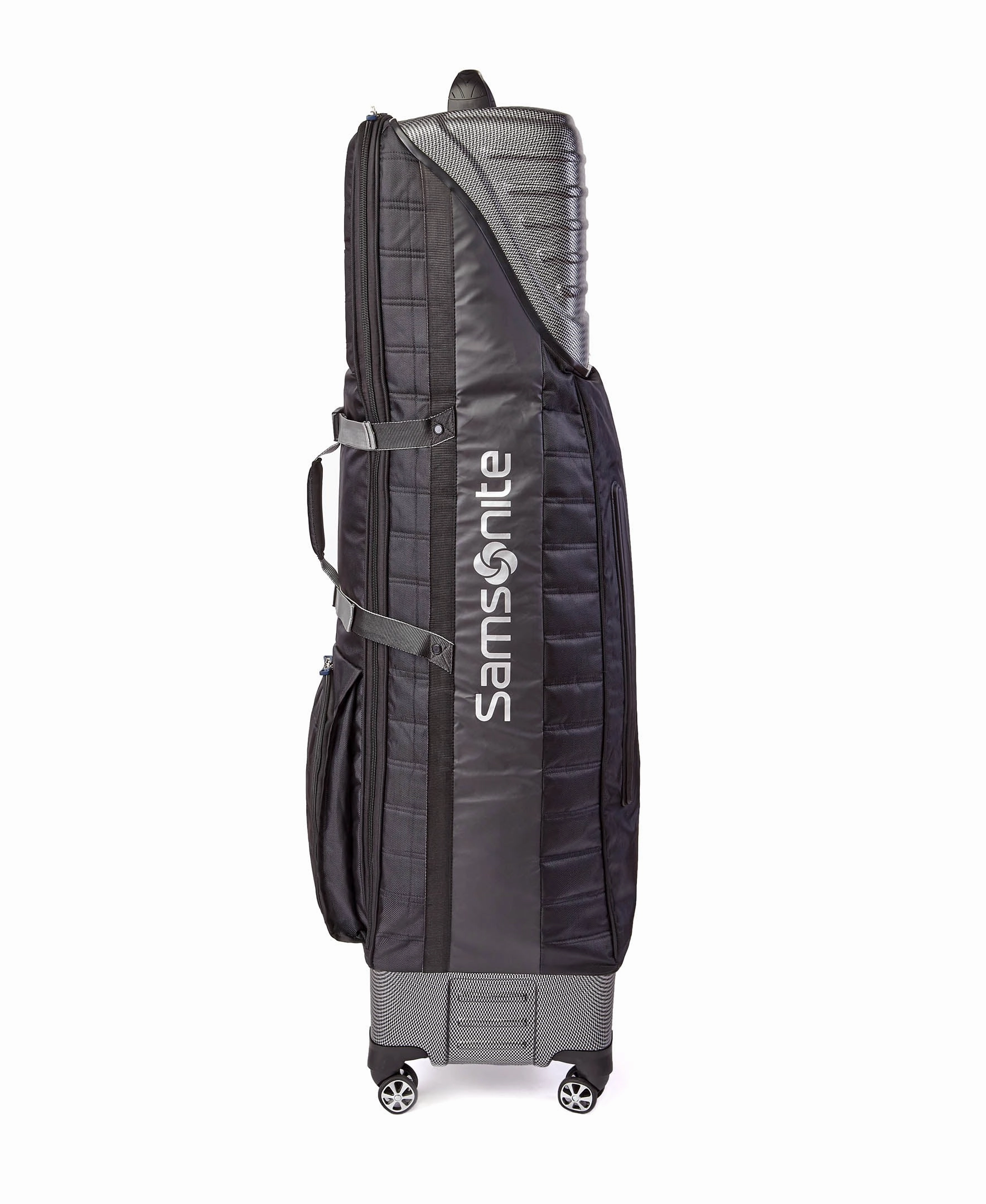 Samsonite "The Protector Hardside and Softside Golf Travel Bag with Shark Wheels