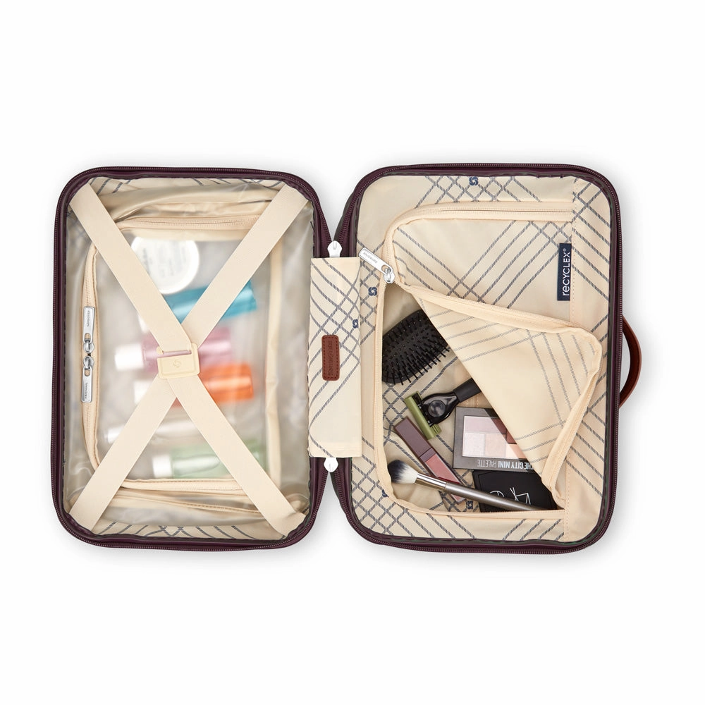 Samsonite Virtuosa Hardside Train Case, Crossbody Travel Makeup Case with Removable Strap