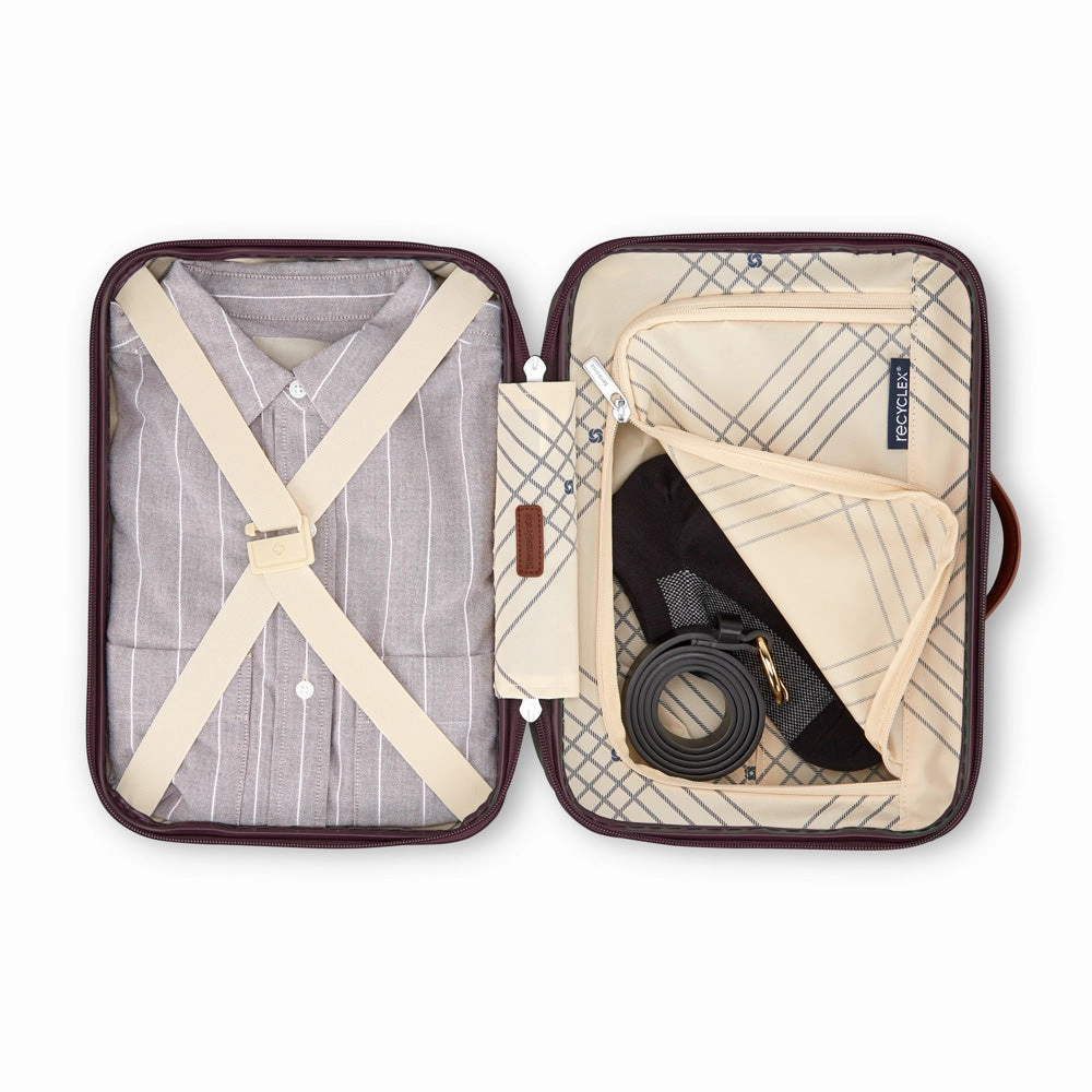 Samsonite Virtuosa Hardside Train Case, Crossbody Travel Makeup Case with Removable Strap