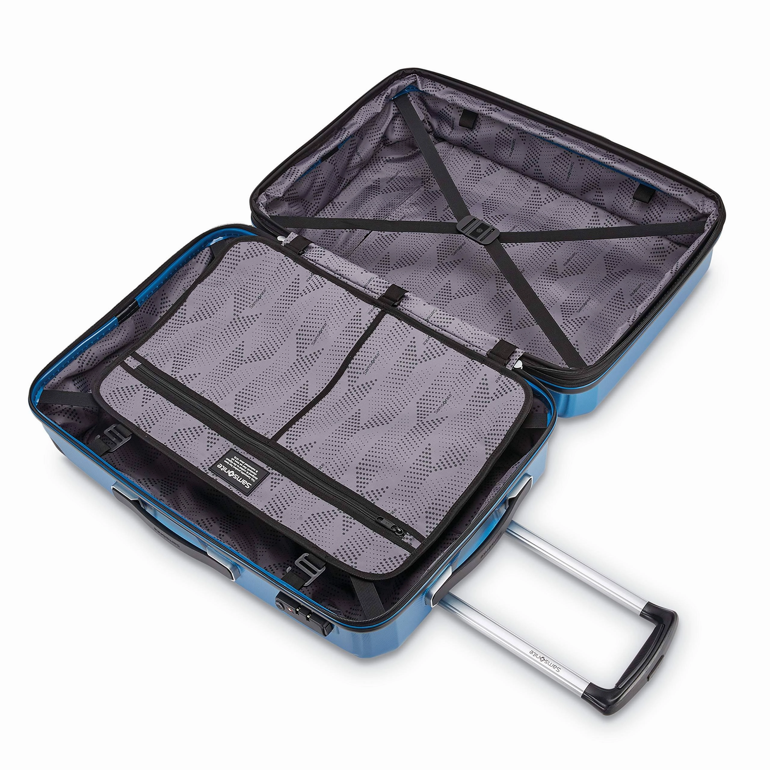 Samsonite Winfield 3 DLX Checked-Medium 25-Inch 4-Wheel Medium Luggage
