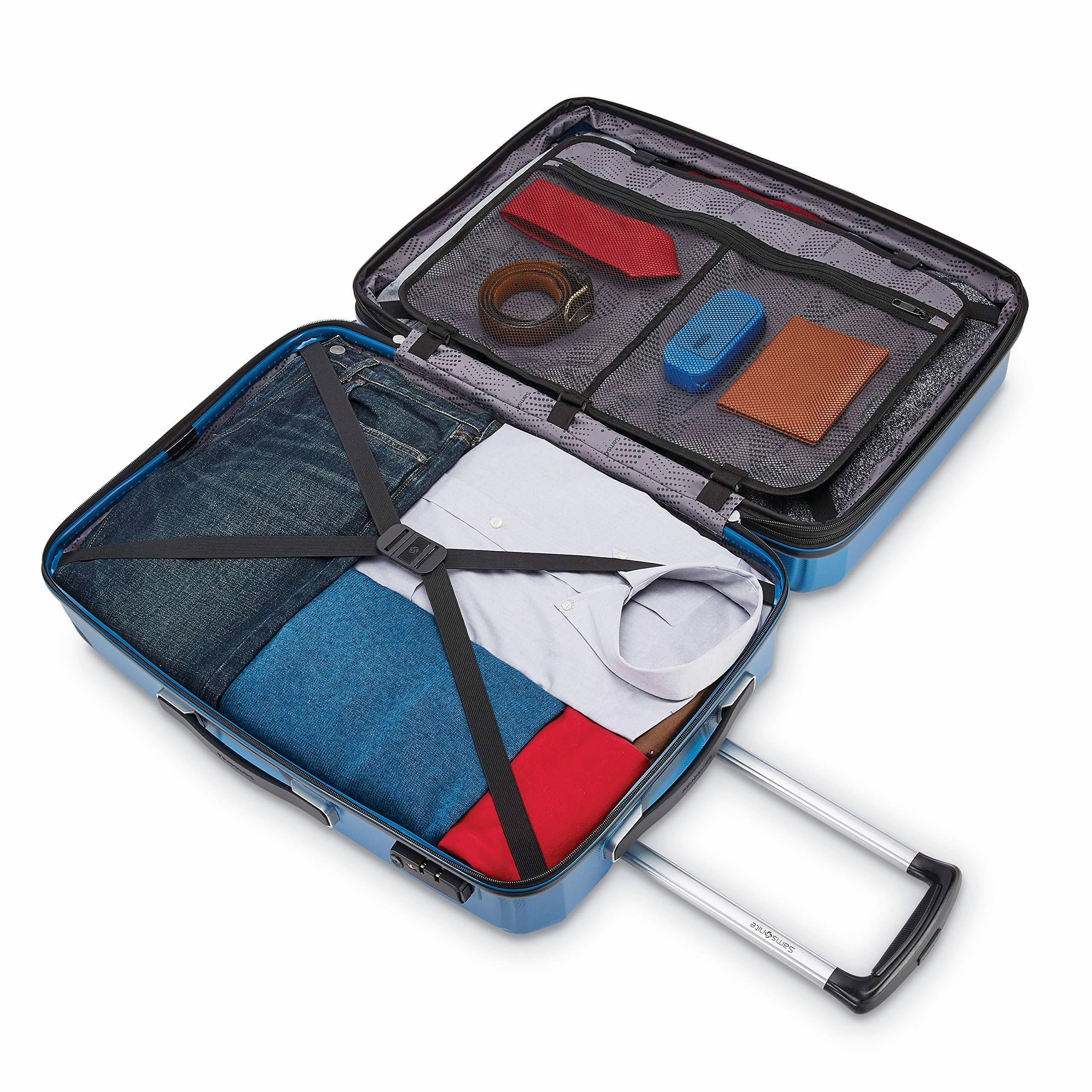 Samsonite Winfield 3 DLX Checked-Medium 25-Inch 4-Wheel Medium Luggage