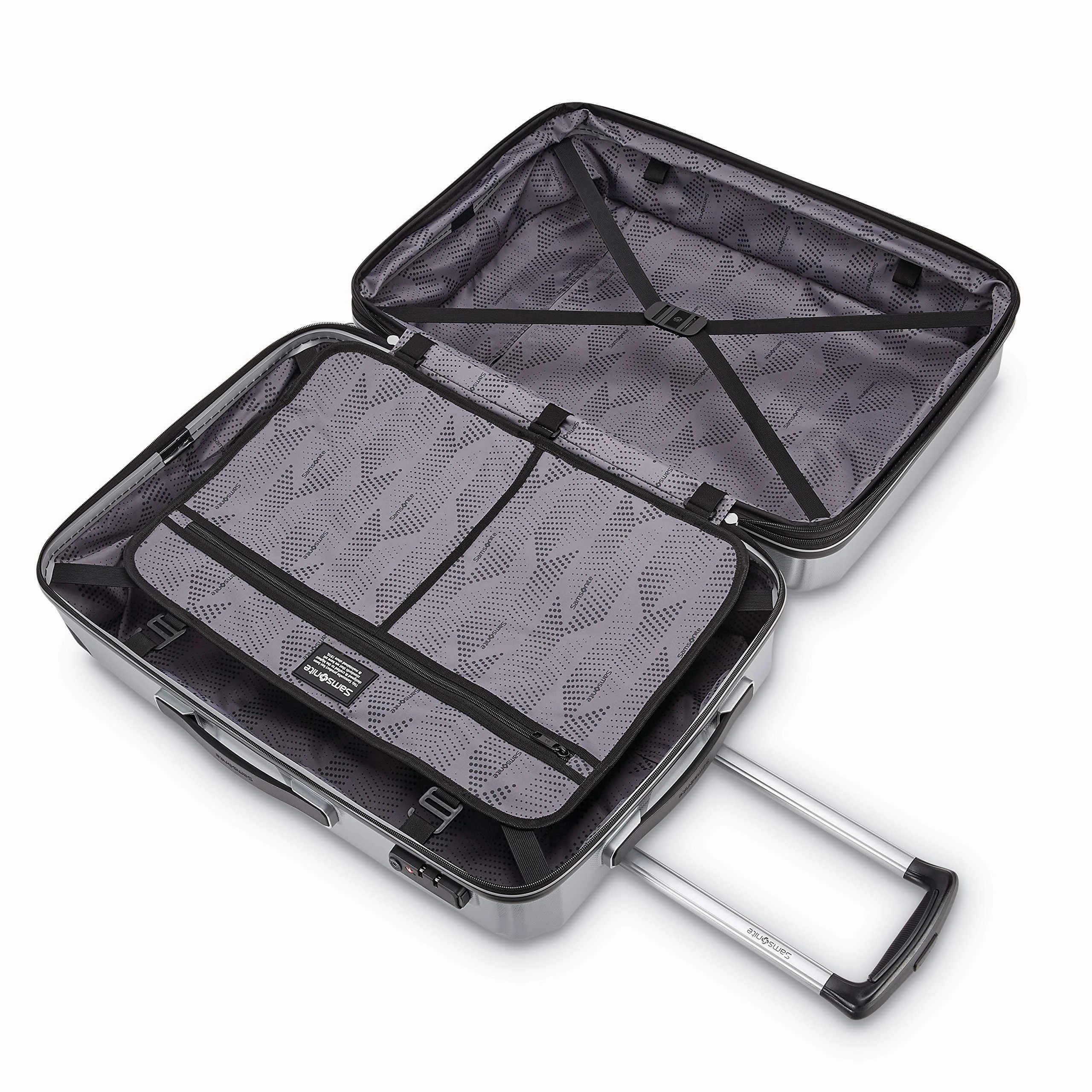 Samsonite Winfield 3 DLX Checked-Medium 25-Inch 4-Wheel Medium Luggage