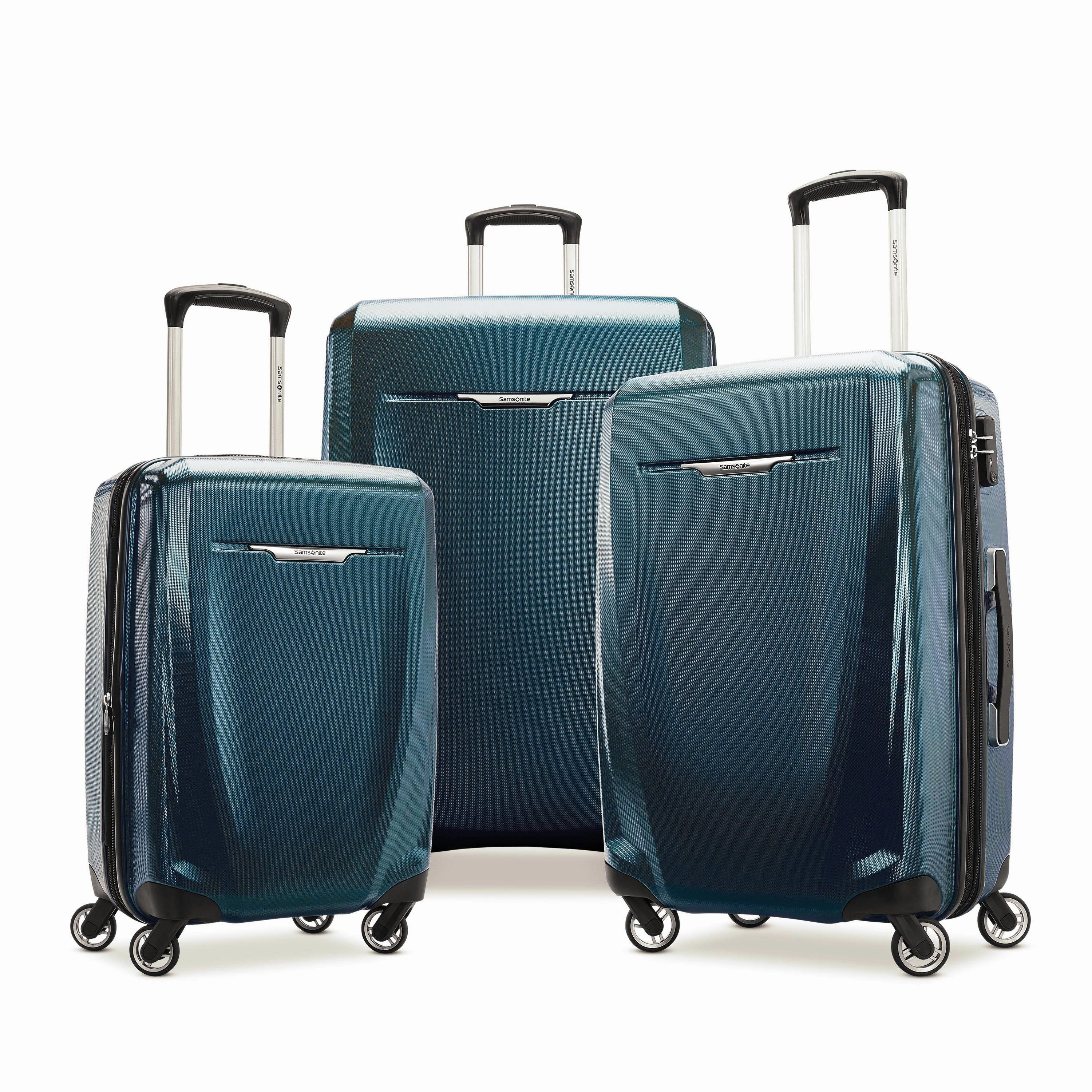 Samsonite Winfield 3 DLX Checked-Medium 25-Inch 4-Wheel Medium Luggage