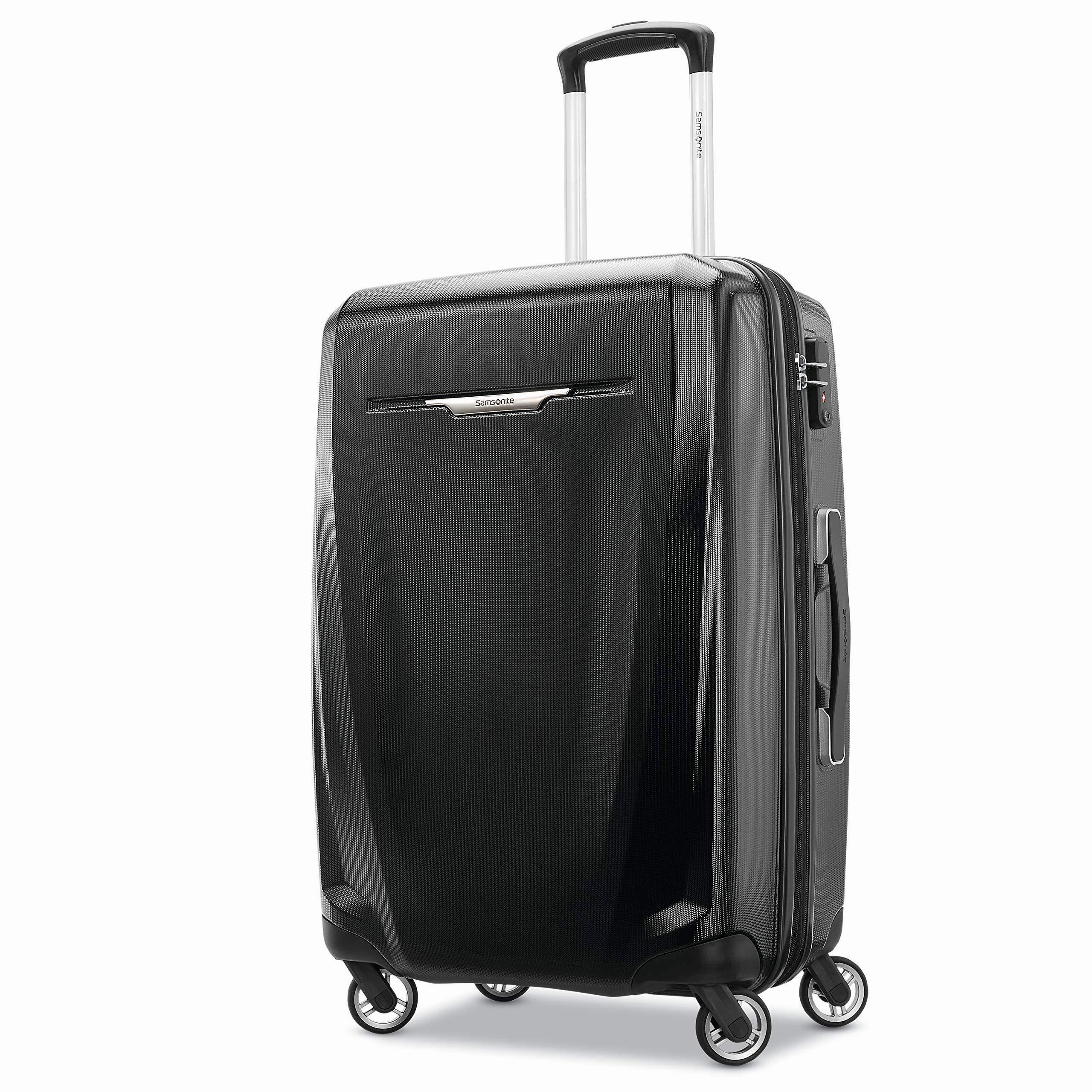 Samsonite Winfield 3 DLX Checked-Medium 25-Inch 4-Wheel Medium Luggage