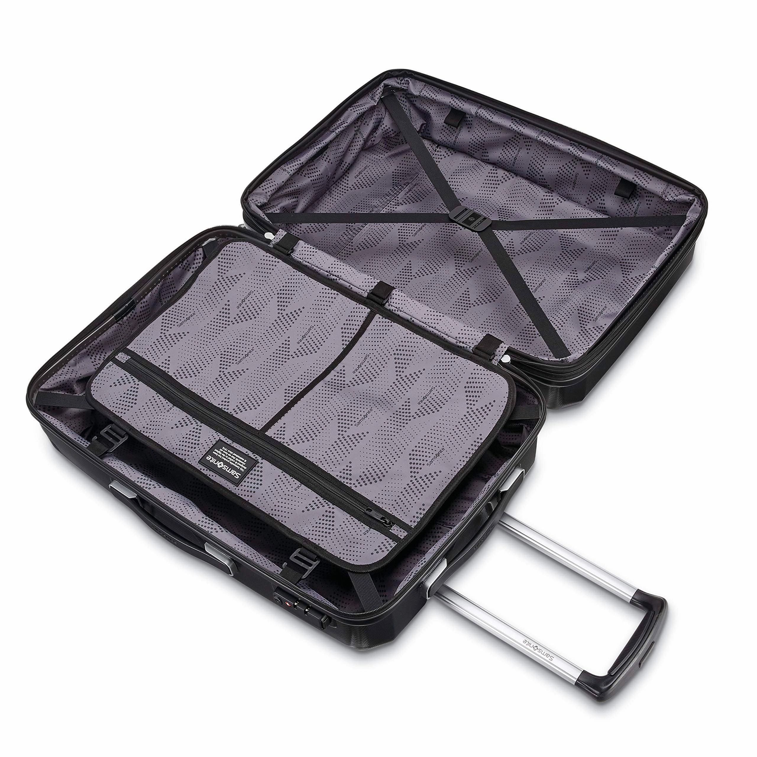 Samsonite Winfield 3 DLX Checked-Medium 25-Inch 4-Wheel Medium Luggage