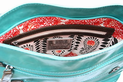 Shiraleah Harper Cross-Body Daypack, Aqua