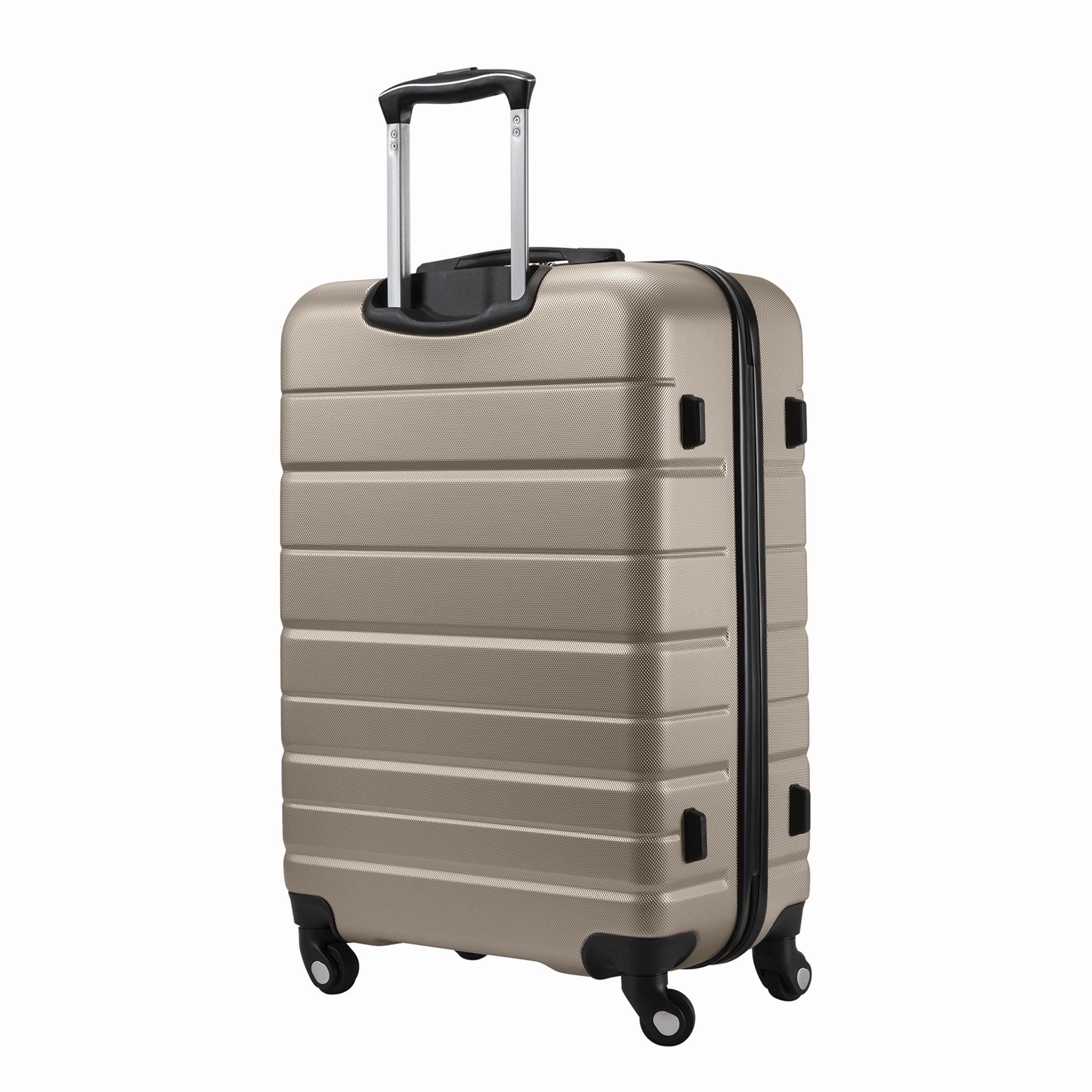 Skyway Epic 2.0 Hardside Lightweight Expandable ABS Shell Spinner Luggage, 24" Medium Check In