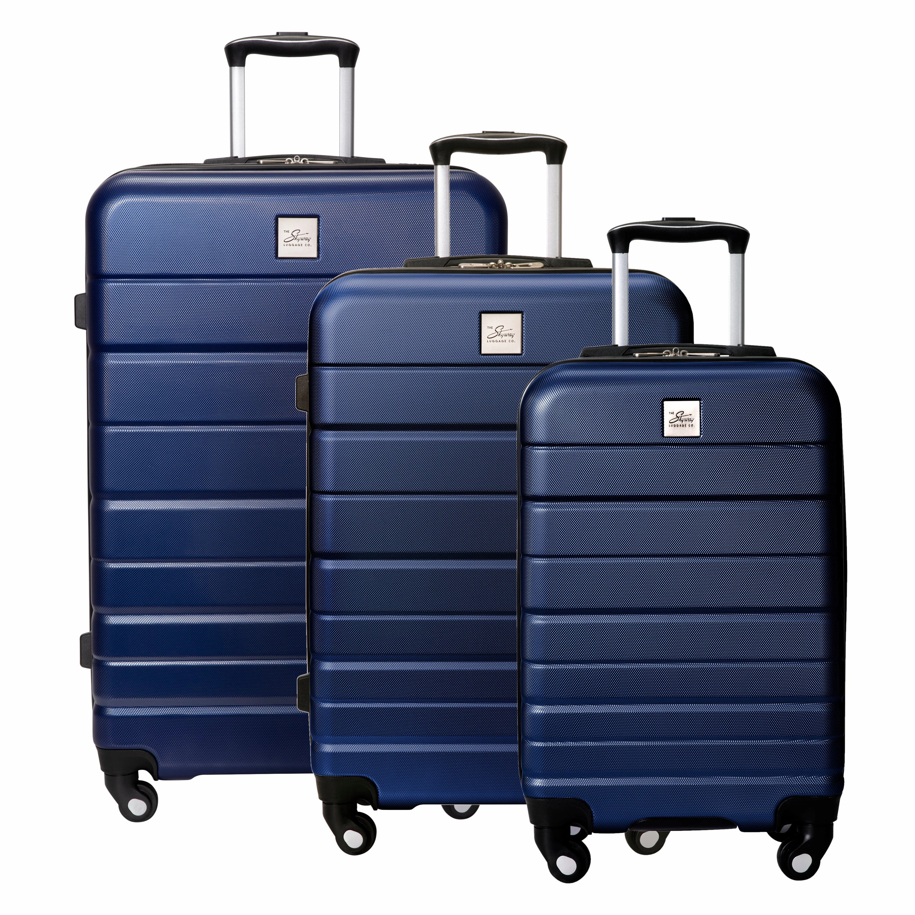 Skyway Epic 2.0 Hardside Lightweight Expandable ABS Shell Spinner Luggage 3 Piece set