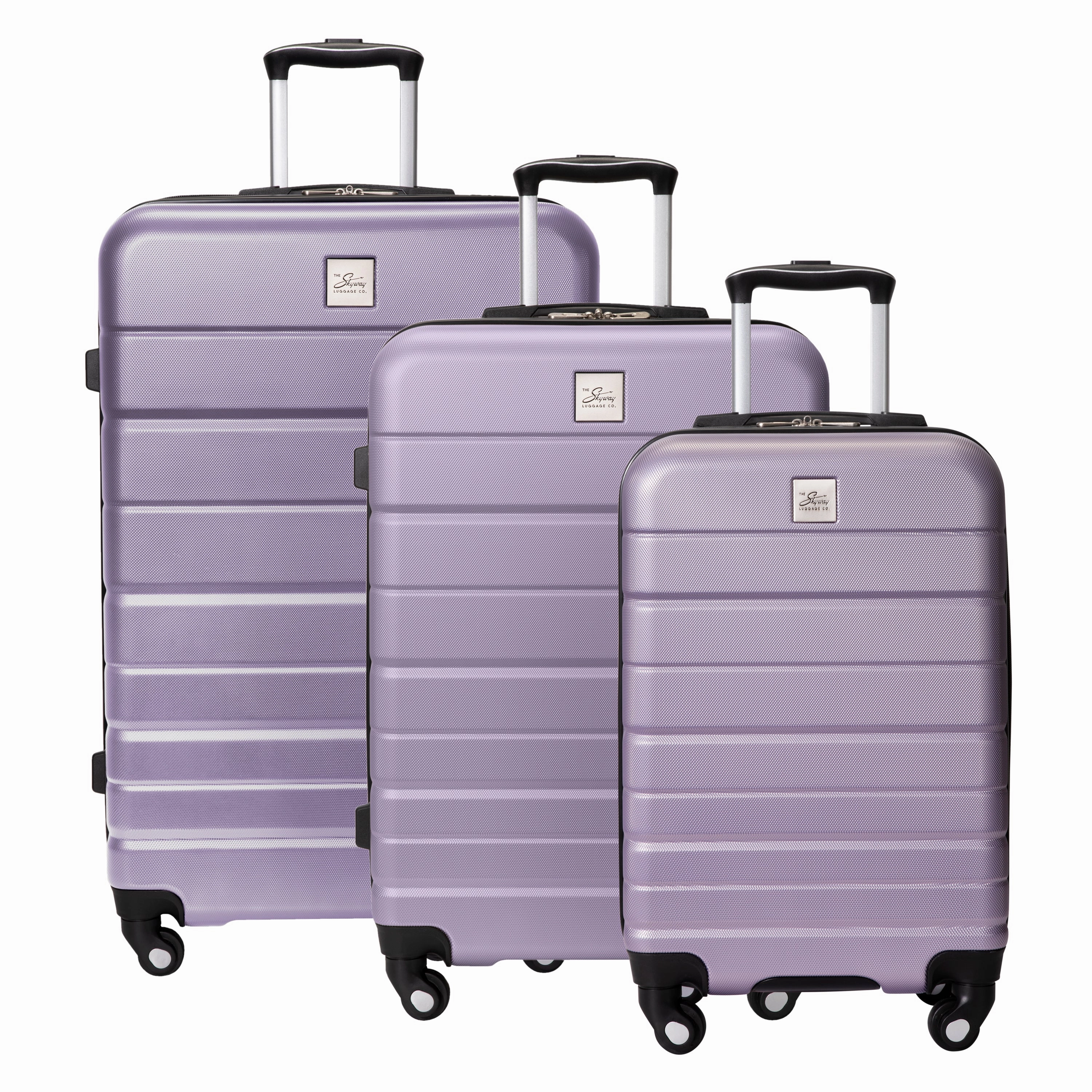 Skyway Epic 2.0 Hardside Lightweight Expandable ABS Shell Spinner Luggage 3 Piece set