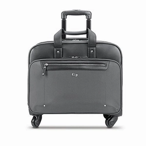 Solo Gramercy Park 17.3 Inch Rolling Laptop Case, Grey