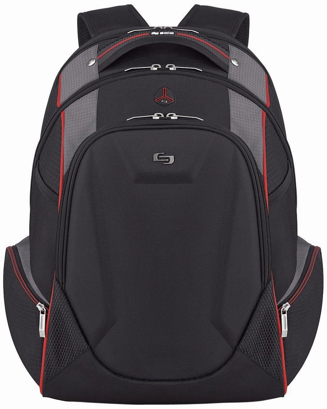 Solo Launch 17.3" Laptop Backpack with Hardshell Front Pocket