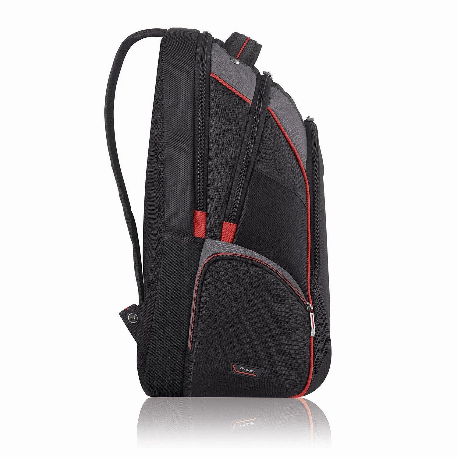 Solo Launch 17.3" Laptop Backpack with Hardshell Front Pocket