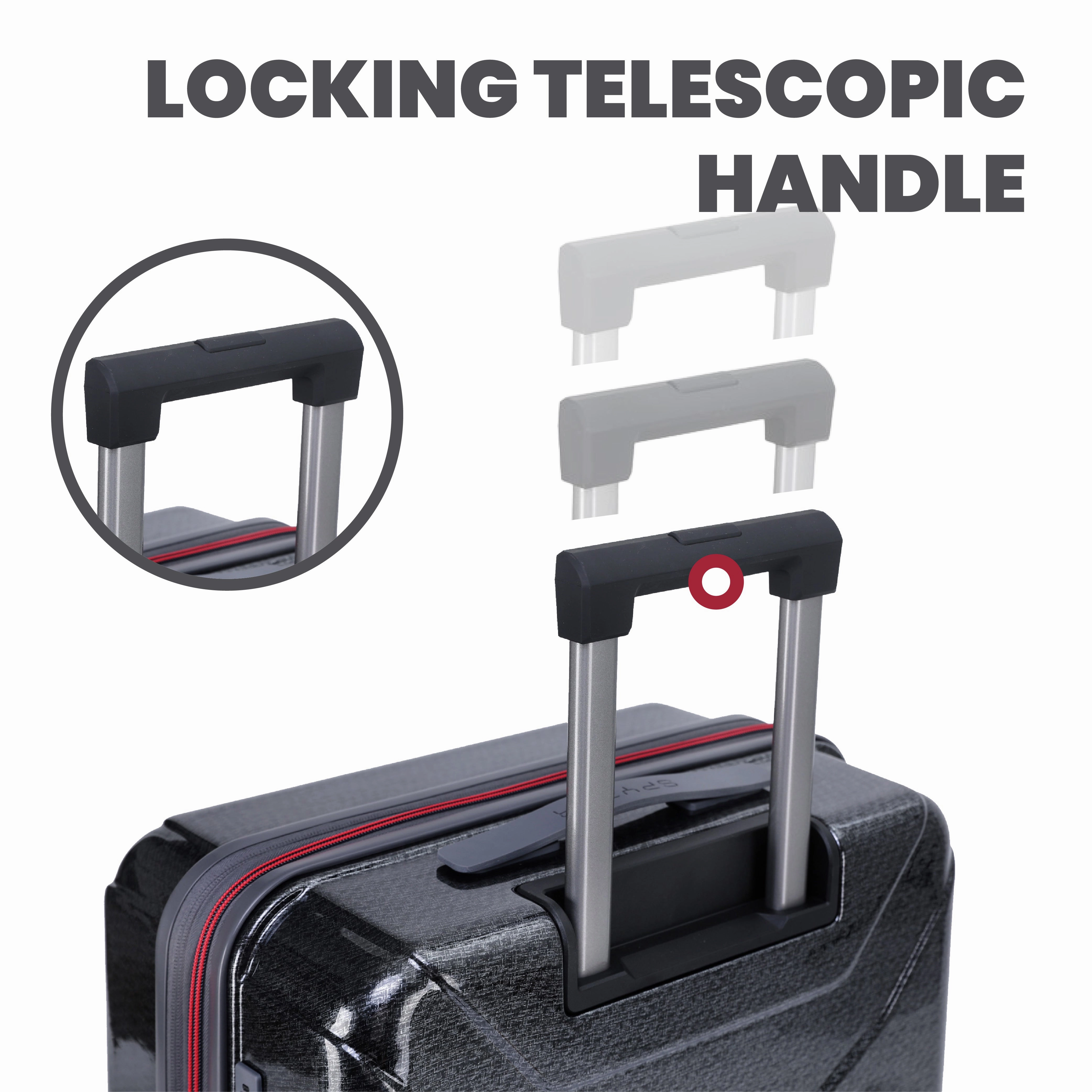 Spyder Traverse Expandable Hardside 3 Piece Spinner Set