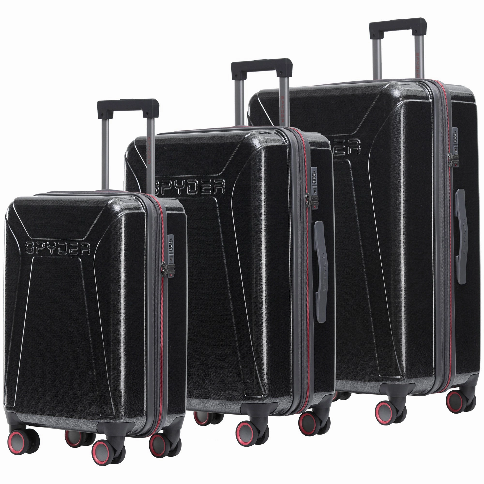 Spyder Traverse Expandable Hardside 3 Piece Spinner Set
