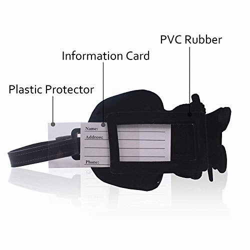 Star Wars Travel Luggage Tag for Bags with Adjustable Strap - Set of 4
