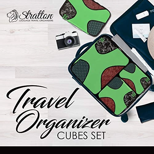 Stratton Travel Organizers Packing Cubes - Multifunctional Luggage Storage - Versatile Sorting &