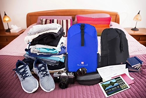Suvelle Lightweight Foldable Travel Backpack For Hiking Camping Sports Outdoor Daypack Bag