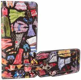 Sydney Love New Wardrobe Passport Holder And Luggage Tags,Black Multi,One Size
