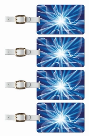 Tag Crazy Nexus Premium Luggage Tags Set Of Four, Blue, One Size