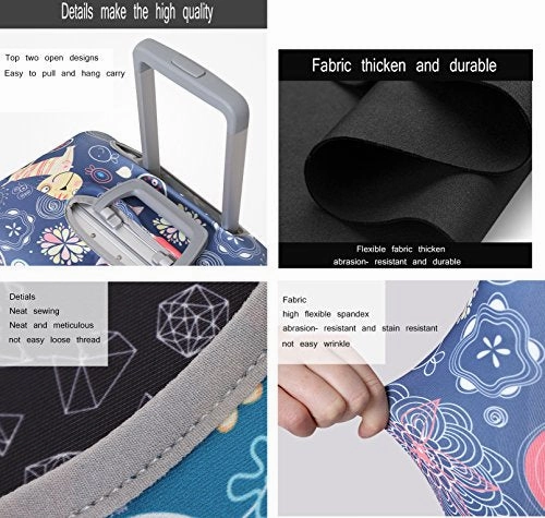 Tdc Elastic Luggage Cover Luggage Suitcase Cover Super Lightweight Luggage Protector