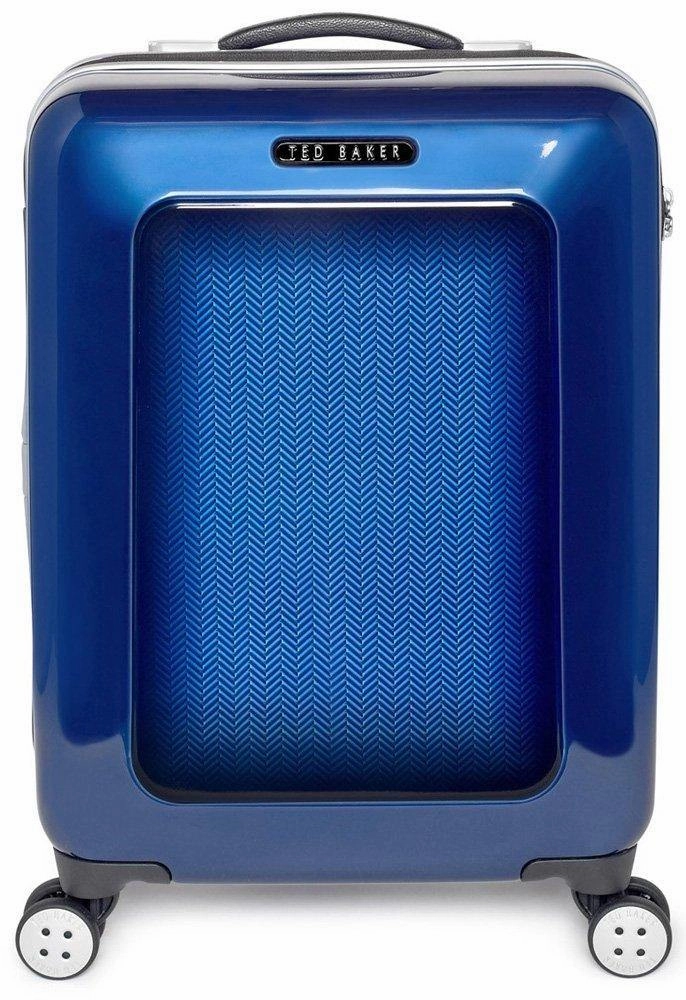 Ted Baker Hardsider Herringbone Carry-On 4-Wheel Carry-On Luggage