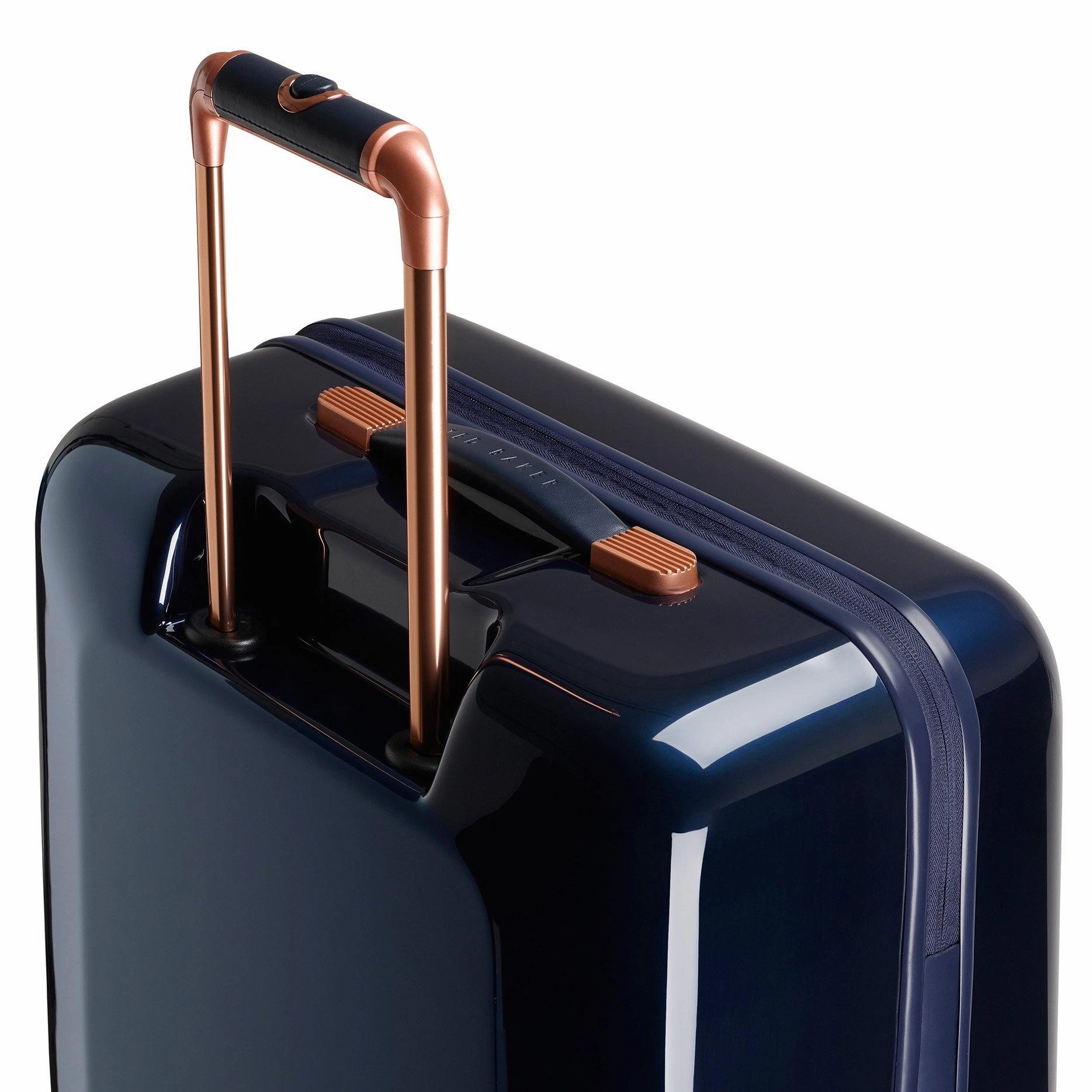 Ted baker Women's Hardside Checked-Large 4-Wheel Large Luggage