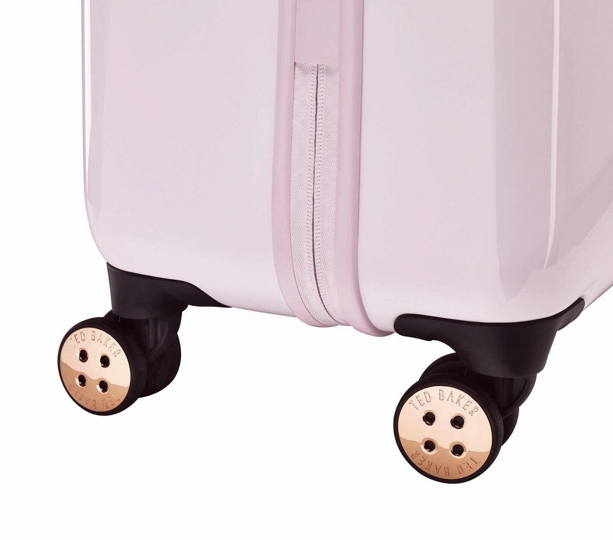 Ted baker Women's Hardside Checked-Large 4-Wheel Large Luggage