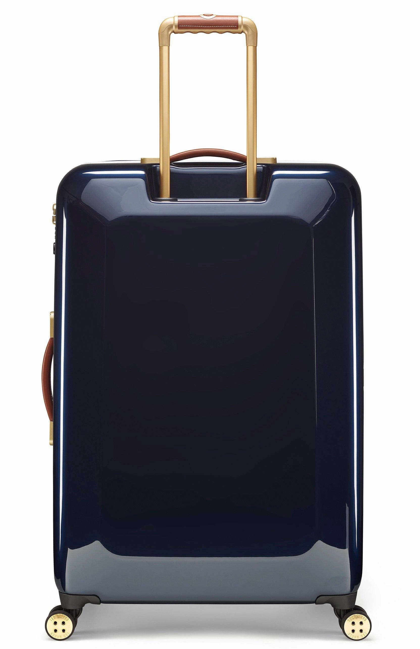 Ted baker Women's Hardside Checked-Large 4-Wheel Large Luggage