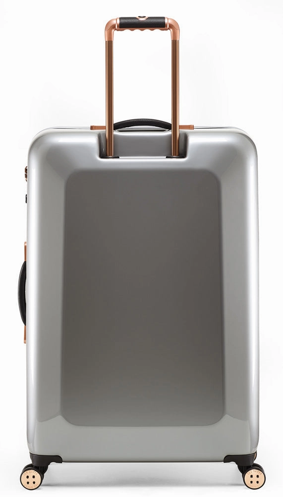 Ted baker Women's Hardside Checked-Large 4-Wheel Large Luggage
