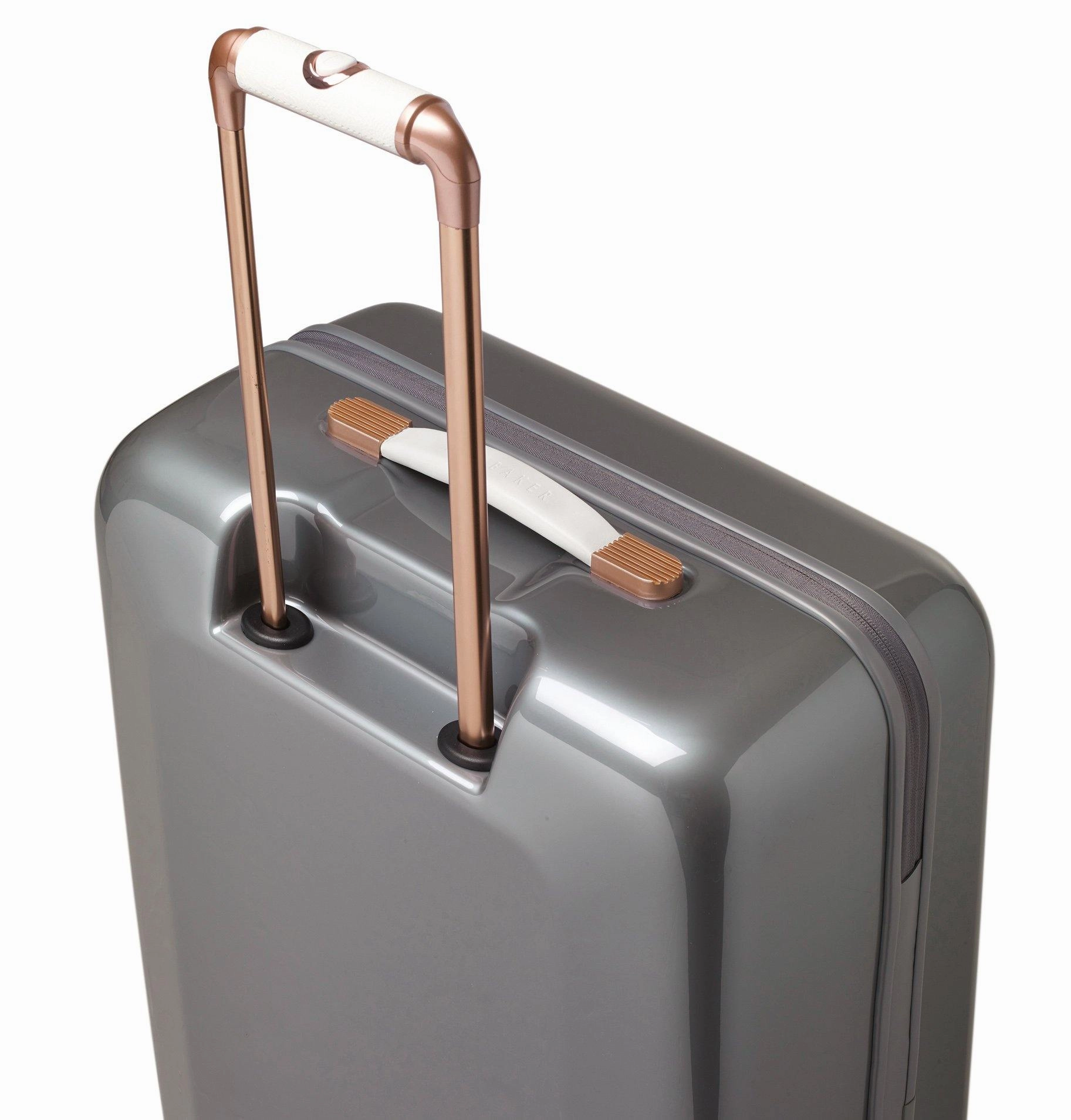 Ted baker Women's Hardside Checked-Large 4-Wheel Large Luggage
