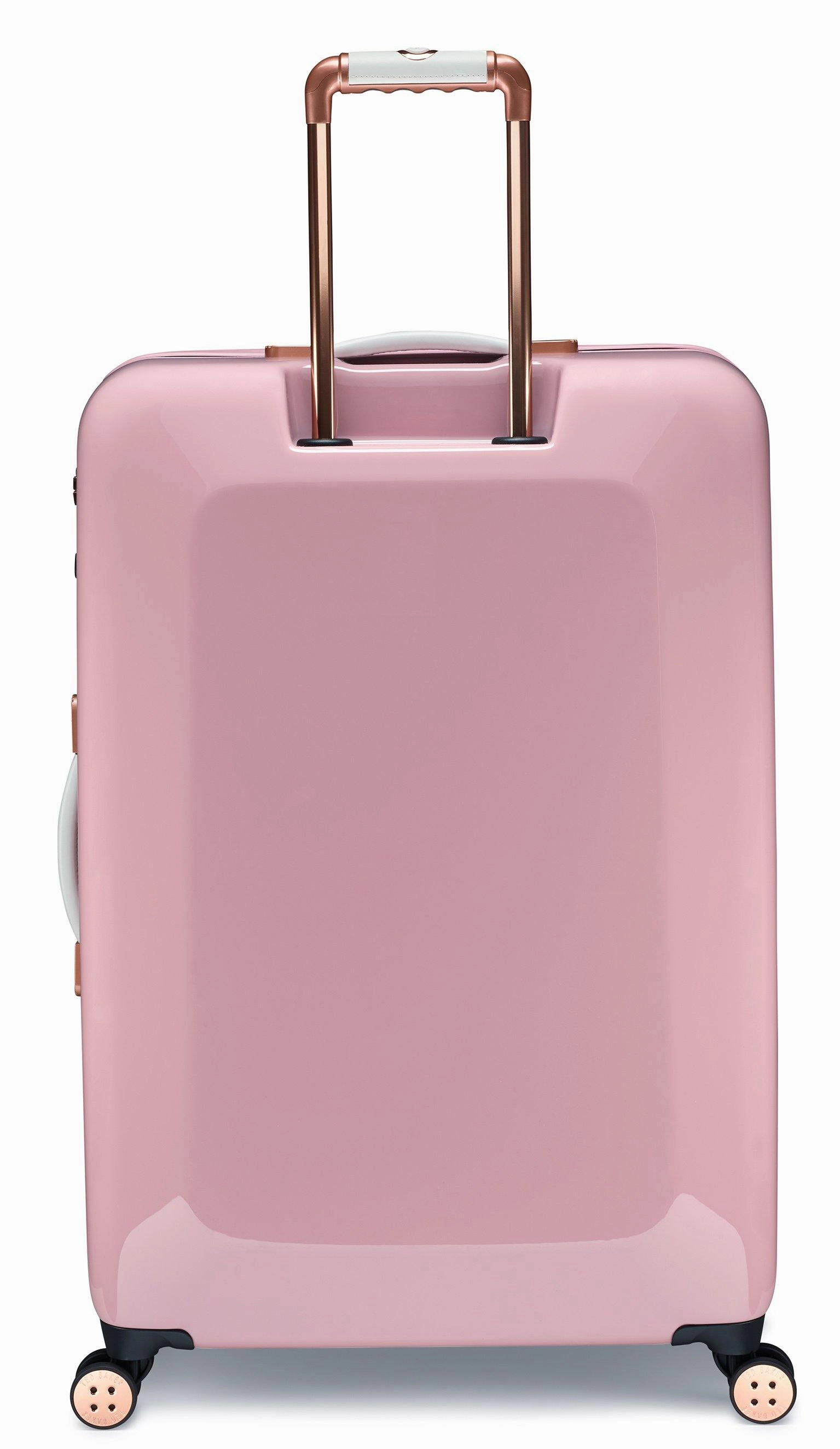 Ted baker Women's Hardside Checked-Large 4-Wheel Large Luggage