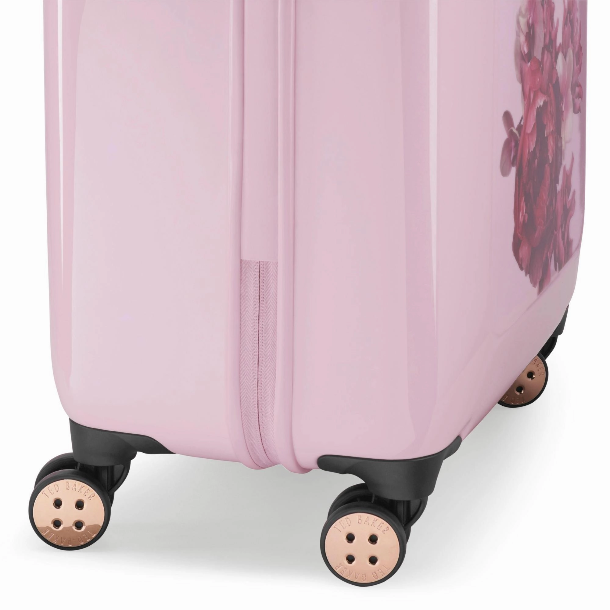 Ted baker Women's Hardside Checked-Large 4-Wheel Large Luggage