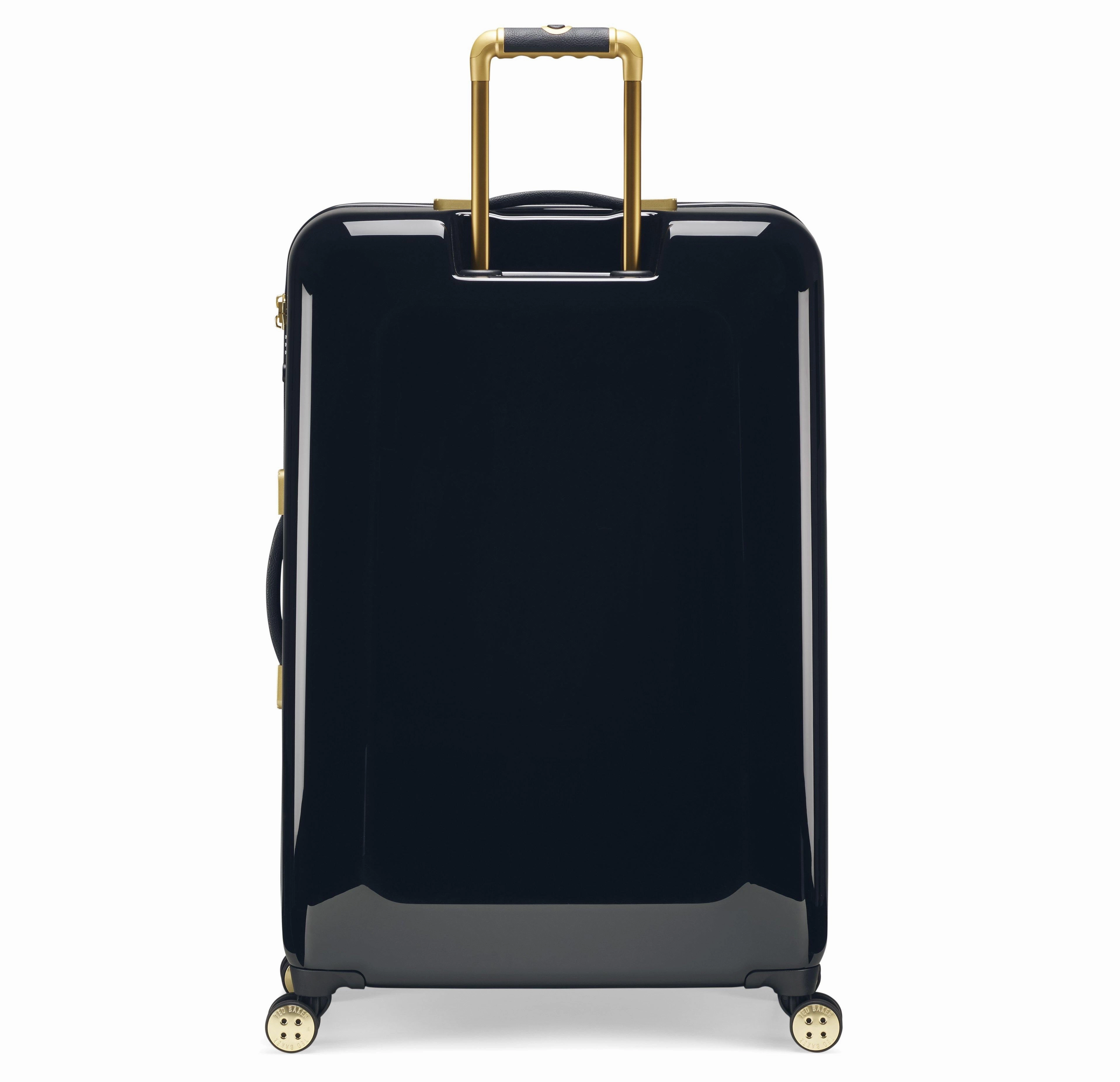 Ted baker Women's Hardside Checked-Large 4-Wheel Large Luggage